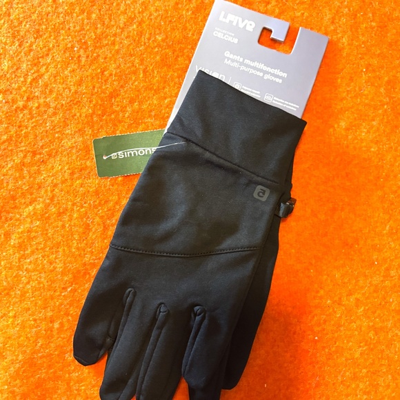 Black multi-purpose touch-screen gloves NWT - Picture 2 of 8
